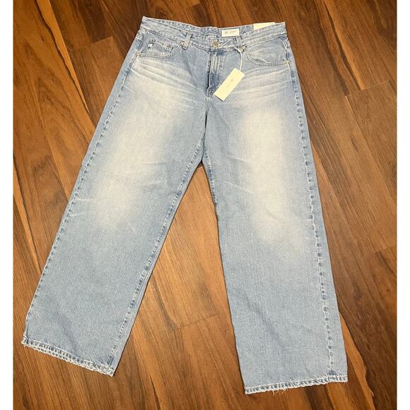NWT AG Adria Low Rise Baggy Wide Leg Jeans Siren Wash Women’s 32 - Picture 4 of 11